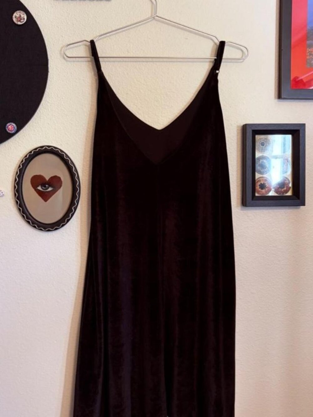 Ten Sixty Sherman Black Velvet Midi Dress